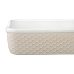 Блюдо для запекания marshmallow, 21,6х16,5 см, кремовое