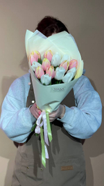 Букет "Нежная весна", Тюльпаны 15шт