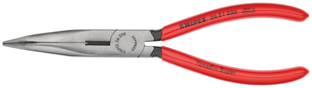 Длинногубцы чернёные KNIPEX 200 мм 2621200SB