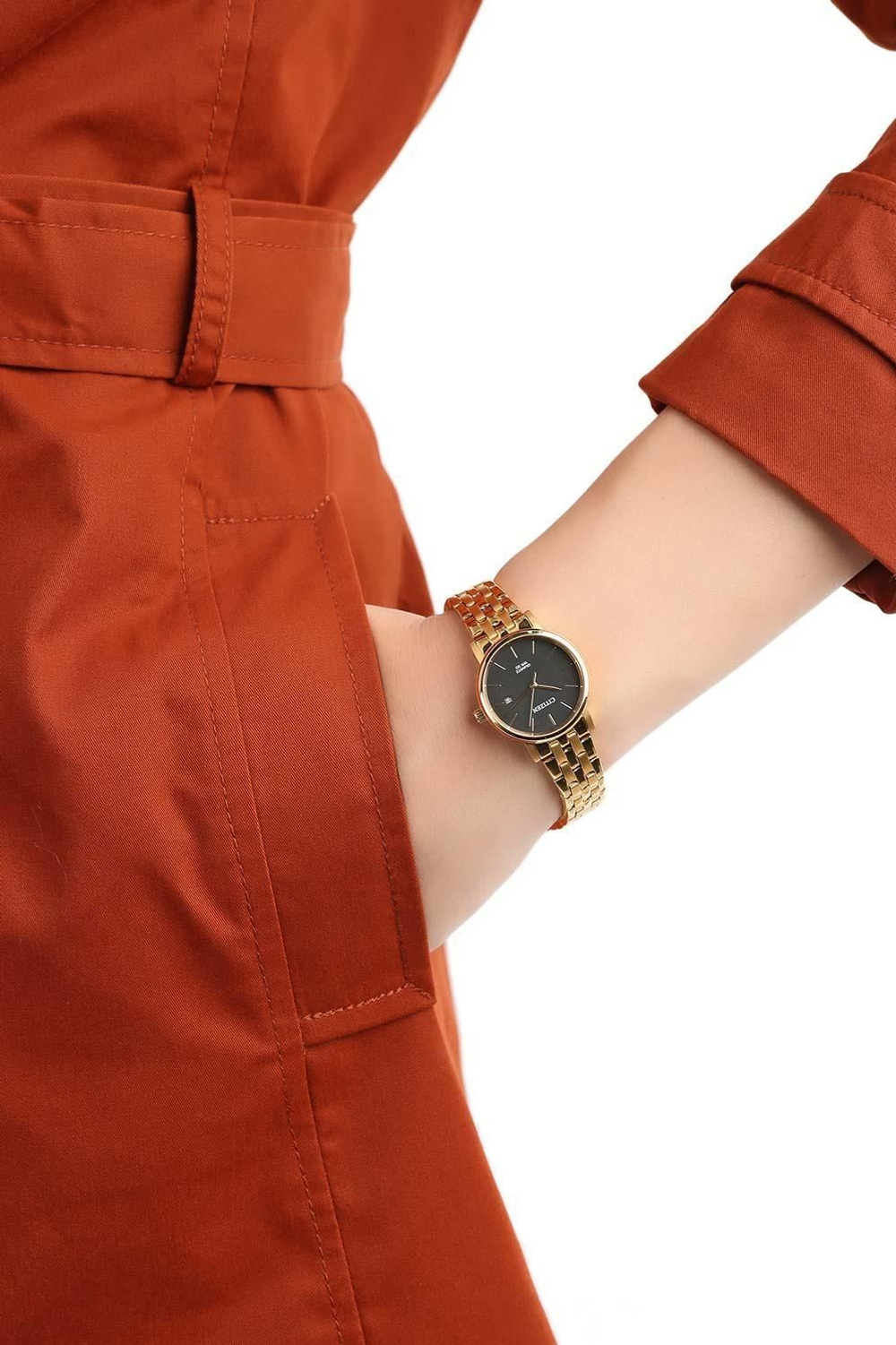 Женские японские наручные часы Citizen EU6092-59E