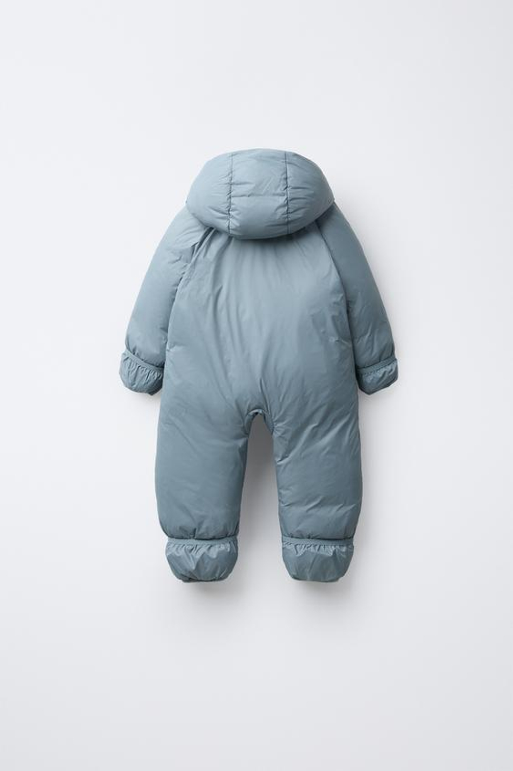 ZARA НЕЙЛОНОВЫЙ КОМБИНЕЗОН С КОНВЕРТИРУЕМЫМИ НОЖКАМИ, СИНИЙ