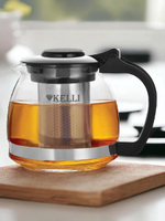 Чайник заварочный KELLI KL-3085 (0,7л) стеклянный
