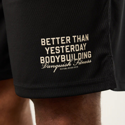 Шорты VANQUISH Bodybuilding Mesh Shorts Black