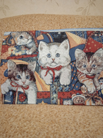 Декоративный гобеленовый чехол Котята 34х87