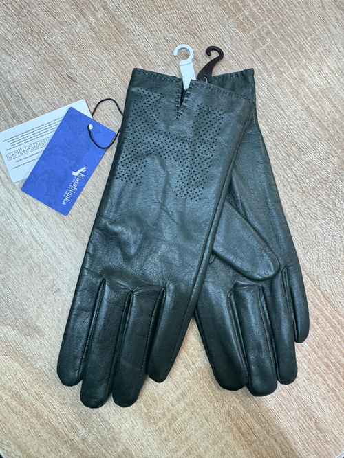 Перчатки. Женские. Материал верха: Кожаные люкс качества. Подклад: Шелк. 5 шт в упаковке.