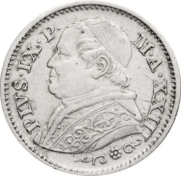 10 сольдо 1868 Ватикан, Папская область