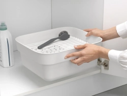 Brabantia Мойочный контейнер Sink Side с крылом для сушки, светло-серый