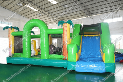 Надувной батут "Друзья-зверята"