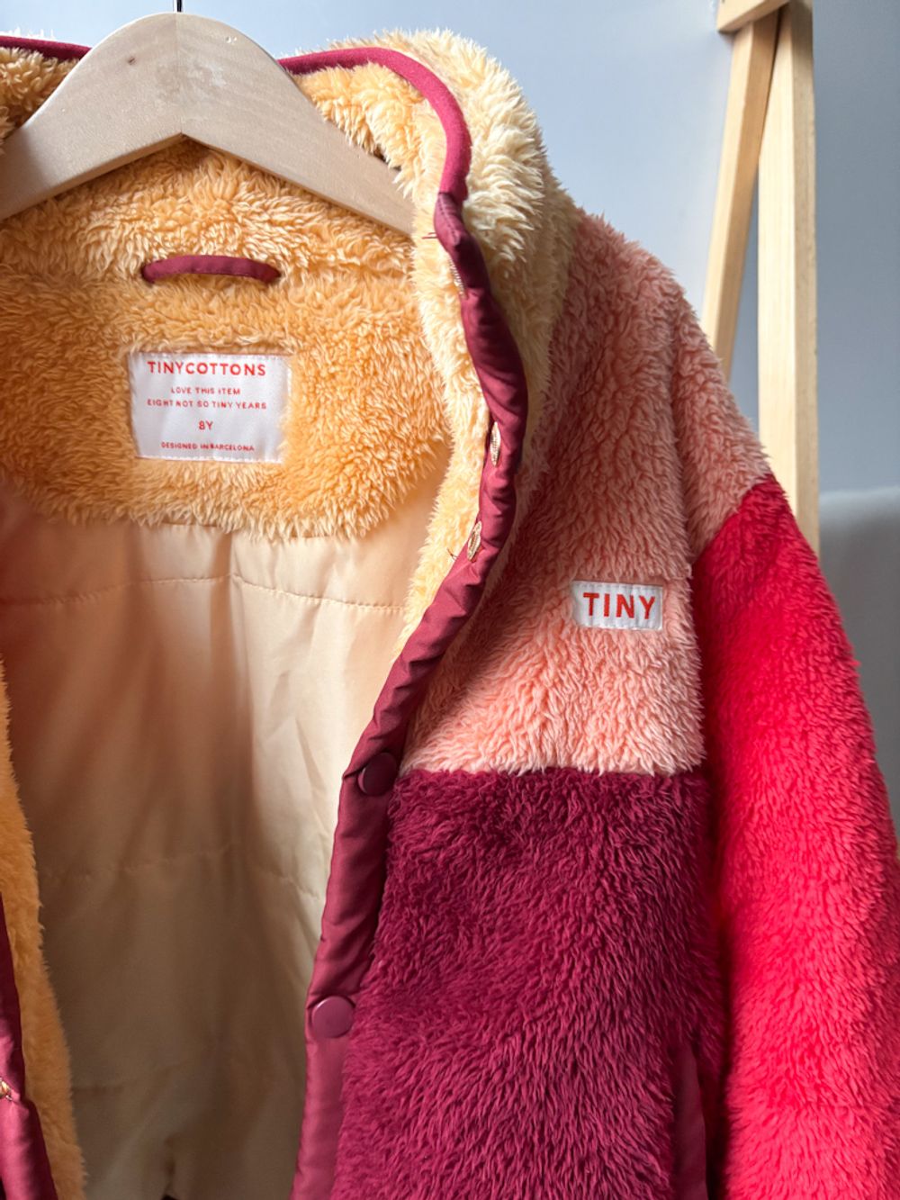 Куртка Tinycottons из экомеха, 128