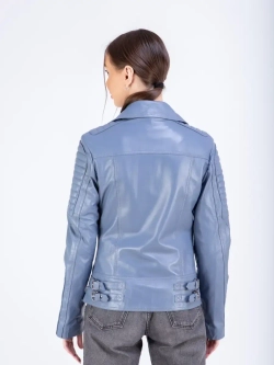 Косуха кожаная куртка женская Турция