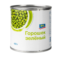 Горошек зеленый салатный ARO, 400 г