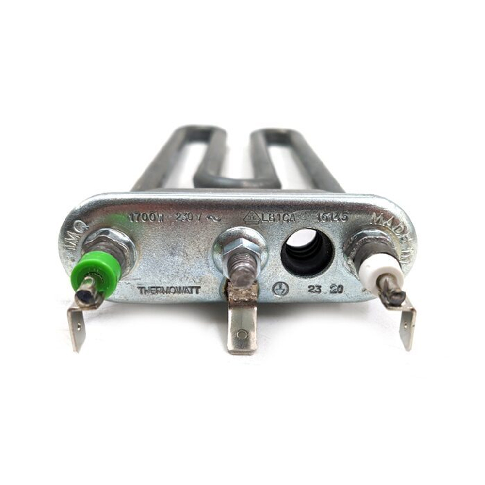 Тэн 1700W L-170mm короткий, прямой с отверстием, Thermowatt Indesit 292762