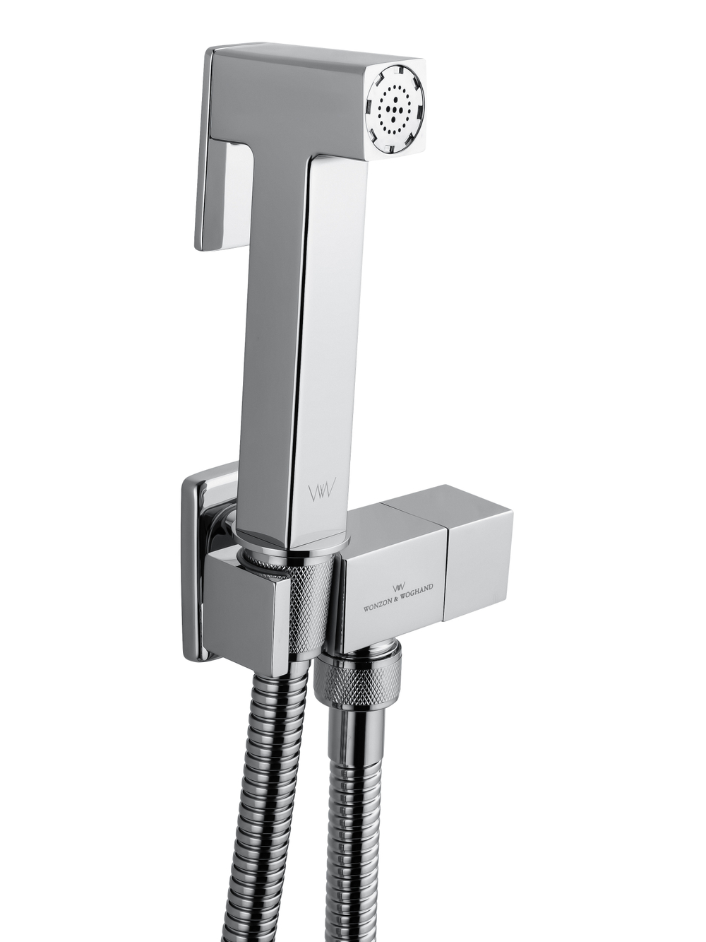 Гигиенический душ с запорным вентилем WONZON & WOGHAND, Хром (WW-88809904-CR)