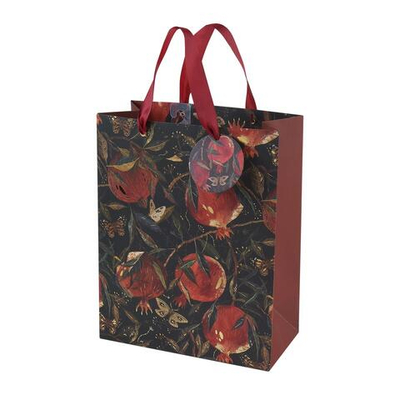 Пакет подарочный L, 26х32,4х13см. Premium "Flora. Гранат" (BrunoVisconti)