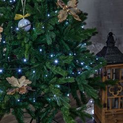 ULD-S10000-1000-DGA WHITE IP20 Гирлянда светодиодная. 100м. 1000 светодиодов. Белый свет. Провод зеленый. ТМ Uniel