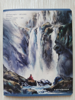 Тетрадь 48 листа А5+.  "Искусство Японии", общая, клетка. Формат А5+ (163*203 мм). Арт.120044. С полями. Комплект 5 шт.