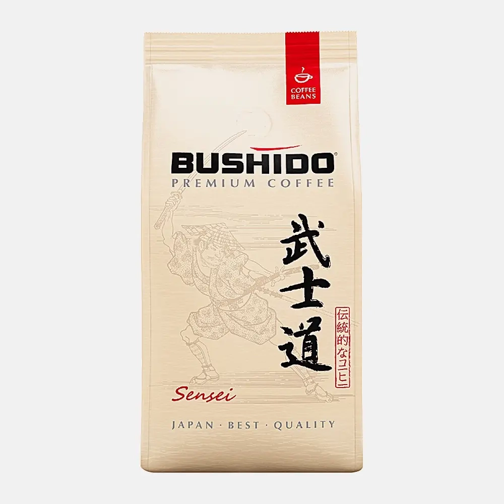 Кофе в зернах Bushido арабика Sensei 227г