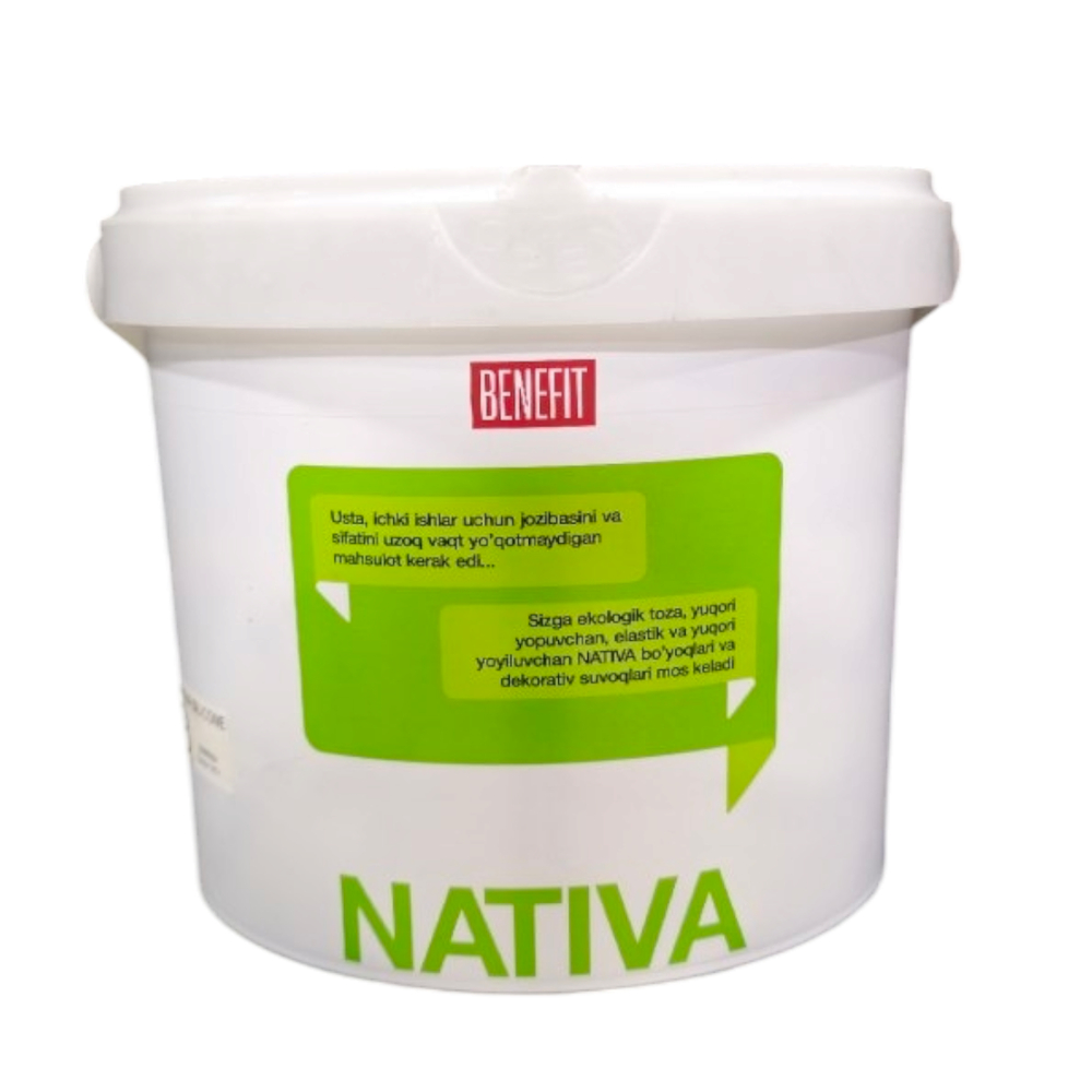NATIVA SILICONE Краска силиконовая для внутренних работ "База А" (ВД-АК-1180) 10кг
