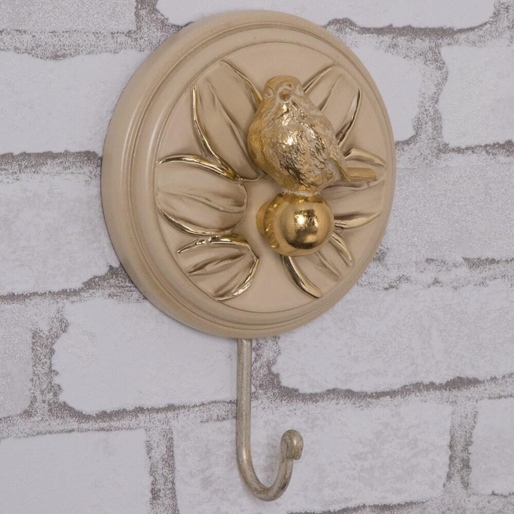 Настенный крючок Птичка Зарничка Дримс Айвори