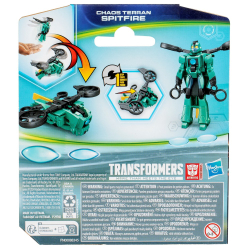 Hasbro Transformers EarthSpark - Фигурка Хаос Терран Спитфайр 1-ступенчатый флип F8663