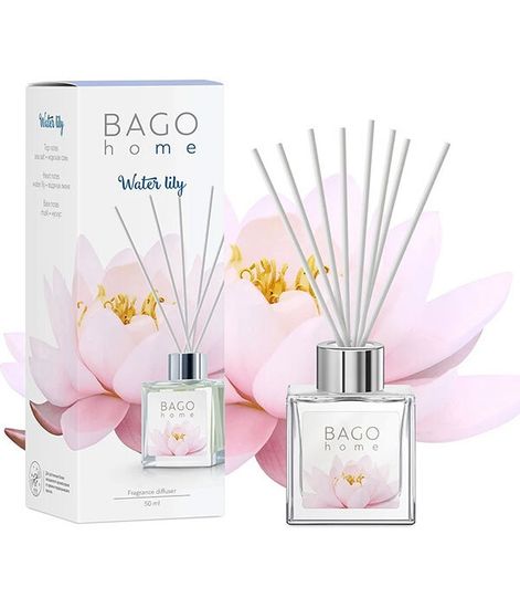 Водяная лилия, ароматический диффузор, Bago home
