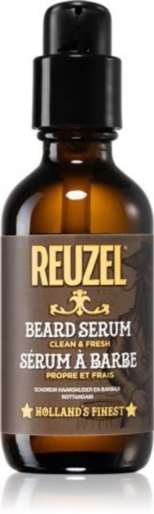 Reuzel увлажняющая, глубоко питающая сыворотка для волос на лице Clean &amp; Fresh Beard Serum