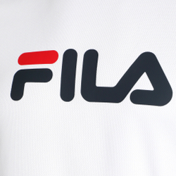 Мужское теннисное поло Fila Logo Men - White, Dark Blue