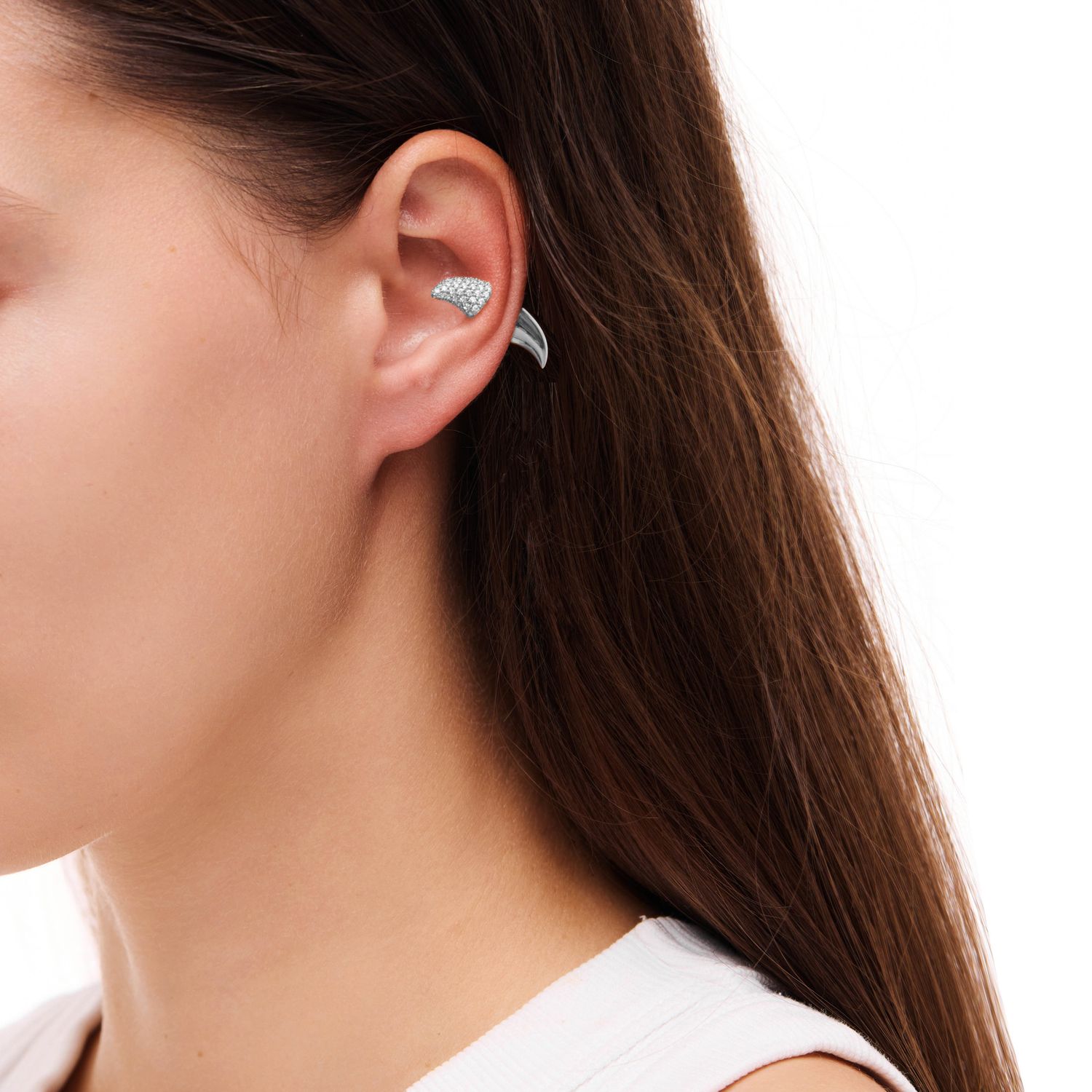 Моносерьга Шип - Silver