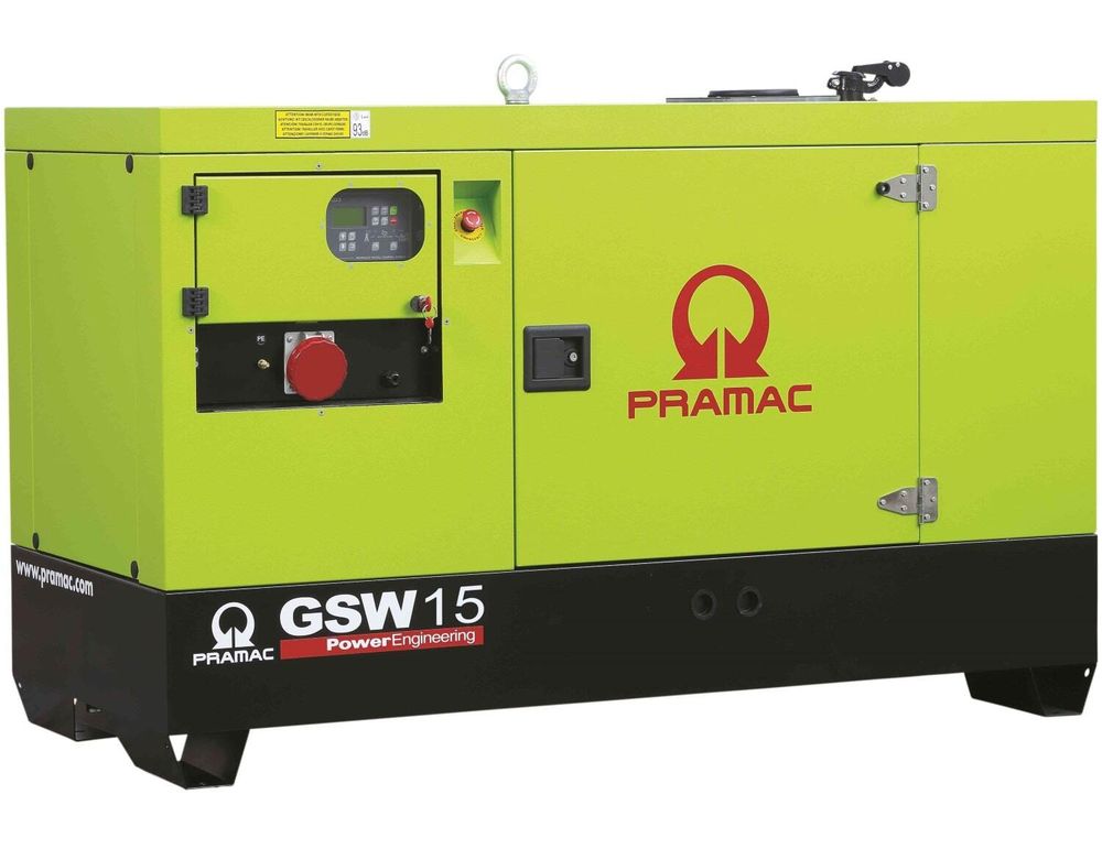 Дизельный генератор Pramac GSW 15 P в кожухе