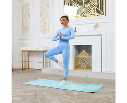 Коврик для фитнеса и йоги DFC Meditation Deluxe, 183x68x0,5 см, Lotus