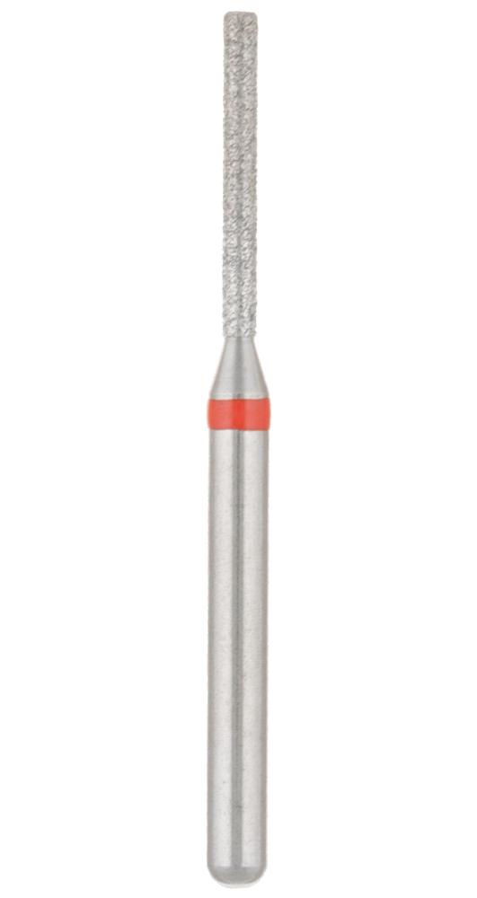 EDENTA F837KR.314.010 Алмазный бор 837KR FG, d 1 мм, зернистость мелкая, форма цилиндр