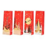 Подарочный пакет Basir, серия "Зима", бумажный, цветной с рисунком ассорти, размер 12,7*8,3*36 см