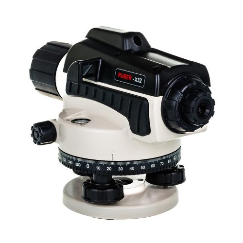 Оптический нивелир ADA Ruber X32 + рейка нивелирная STAFF 3 + штатив алюминиевый Light    A00121_K1