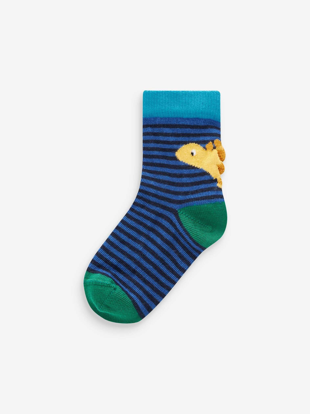 Носки хлопковые для мальчика Next 688-483, 10 шт., Серый, Синий, Зеленый