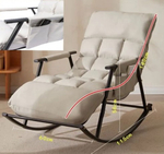 Кресло качалка реклайнер Шанхай с регулируемой спинкой и подножкой 5 положений