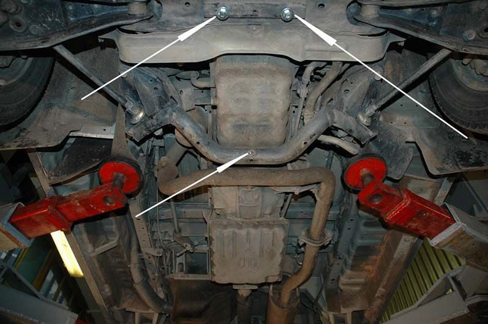 Защита картера и КПП Sheriff для Nissan Vanette 1996-2003 арт.15.1358