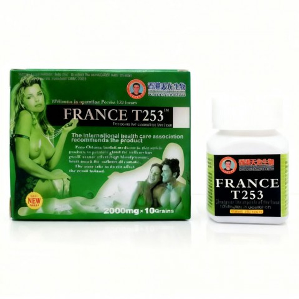 Препарат для повышения мужской потенции  France  T253 (10 таблеток)