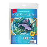 Роспись по дереву.Панно 3D "Дельфины" (Lori)