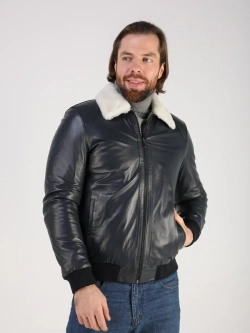 Дубленка зимняя куртка натуральная кожаная