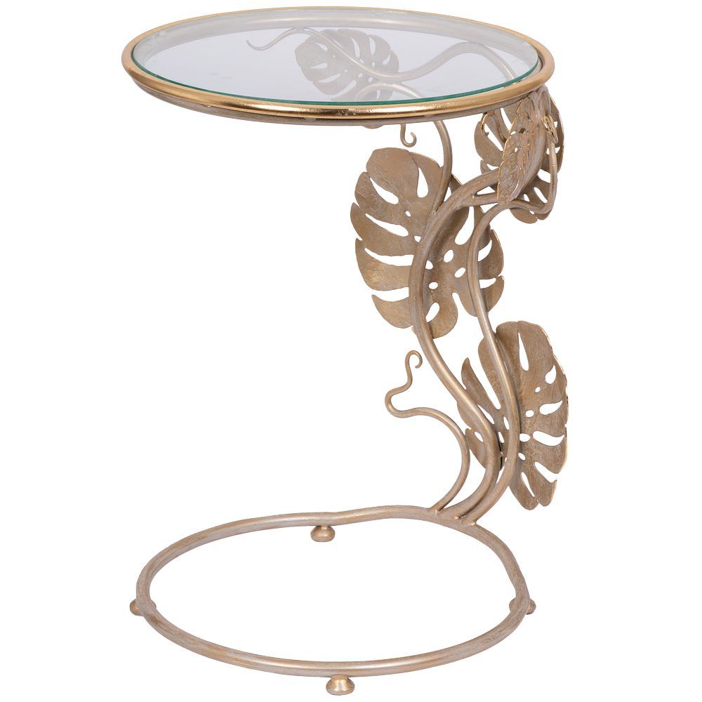 Столик приставной Monstera Deliciosa (Монстера) Айвори