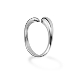 Латунное кольцо "Две Капли" silver
