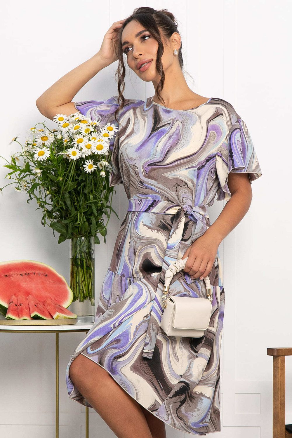 Платье Фантазия (серое) П13951-12М LT Collection