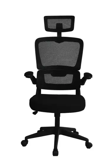 Кресло для руководителя Gramber С11 Сетка черная/Ткань черная