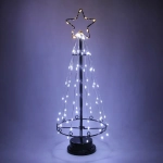 Фигура световая «Ёлка» 45*17 см 91 лампа LED, на батарейках, USB питание, DC вход, Белый/теплый белый