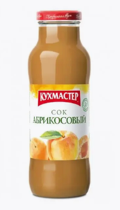 СОК КУХМАСТЕР АБРИКОСОВЫЙ 0.68Л
