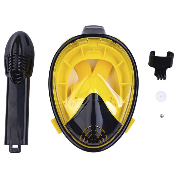 Полнолицевая маска Marlin Sea черный/желтый