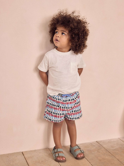 Плавки для мальчика Next AG2-988, Голубой, Красный