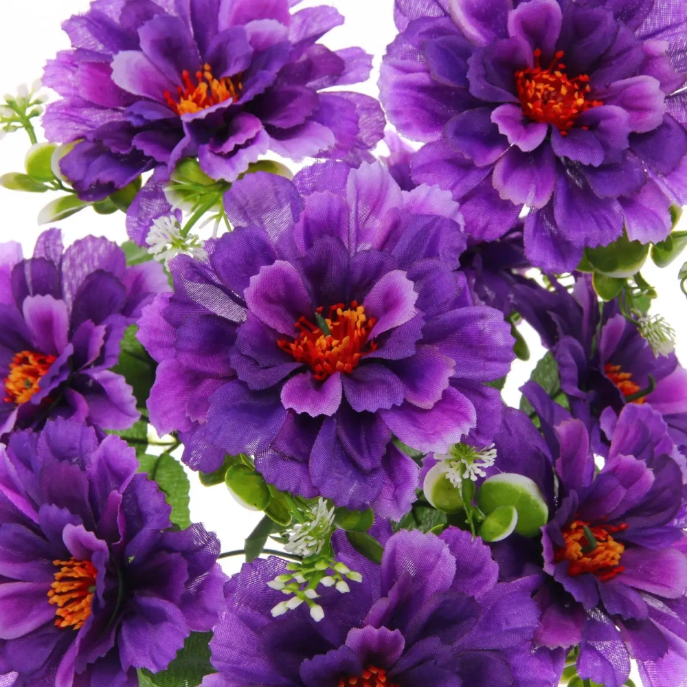 Искусственные цветы «Весеннее вдохновение» 48см 9цветков фиолетовые