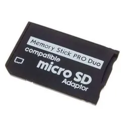 Адаптер Sony Memory Stick Pro Duo на Micro SD (Черный, на 1 карту памяти)