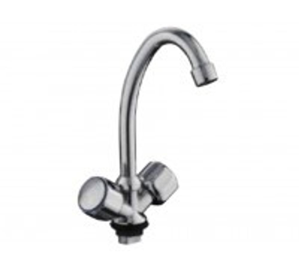 Смеситель кухня R40109  елочка 1/2 м/к гайка хром